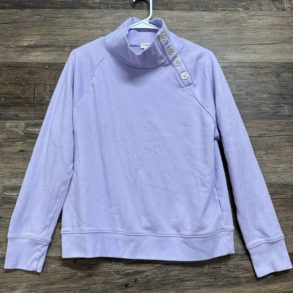 J. Crew Sweaters - J. Crew Lavender Button-Detail Sweater